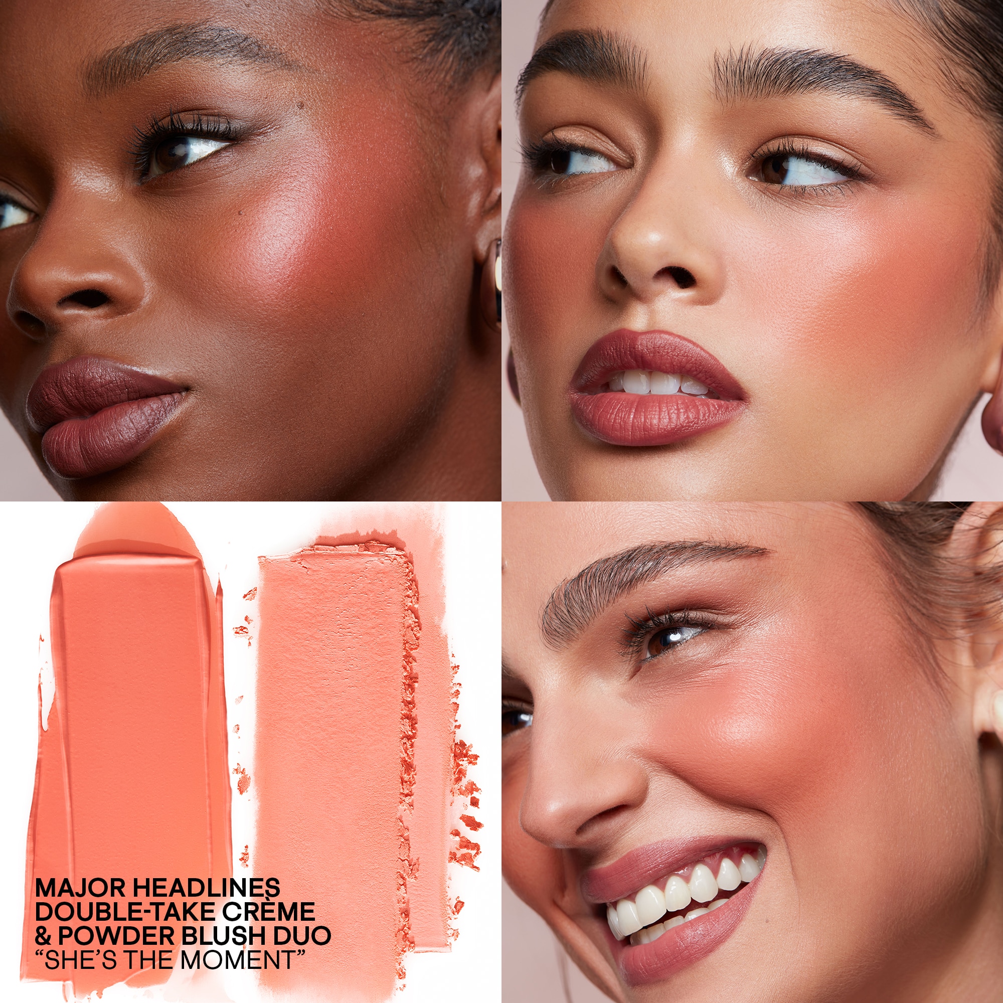 MAJOR HEADLINES DOUBLE-TAKE CRÈME & POWDER BLUSH DUO (DÚO DE RUBOR)